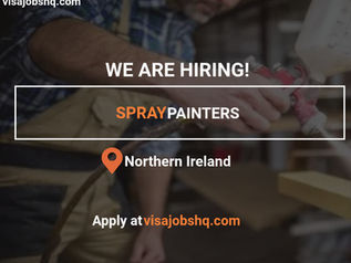 Spray Painters needed in Northern Ireland, open to overseas qualified candidates to join with visa sponsorship