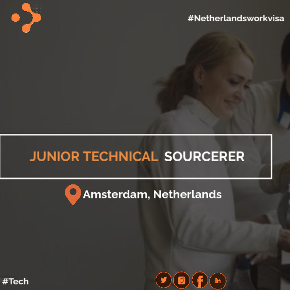 Junior Technical Sourcer in San Francisco, visa and green card support where applicable to the US