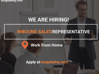Remote Inbound Sales Representative, fully remote to work from anywhere, apply now