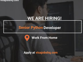 Work Remotely As A Senior Python Developer, Apply Now