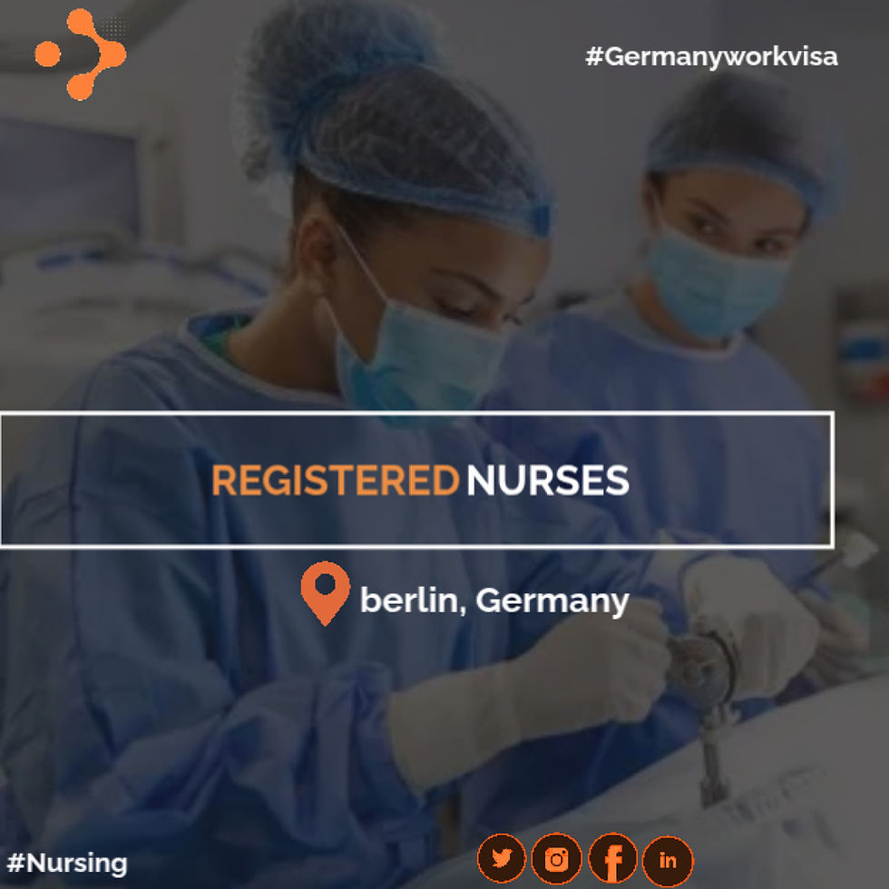 Overseas Registered Nurse Vacancy in Germany with visa sponsorship available