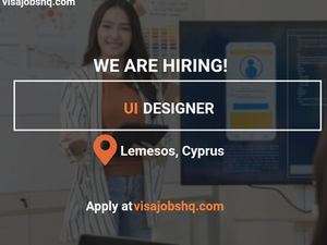 UI Designer, Full relocation coverage for you and your family to Cyprus (Limassol)