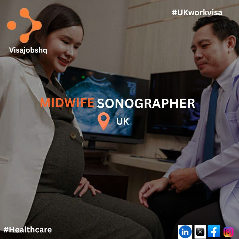 Midwife Sonographer position open in the UK, company is offering visa sponsorship
