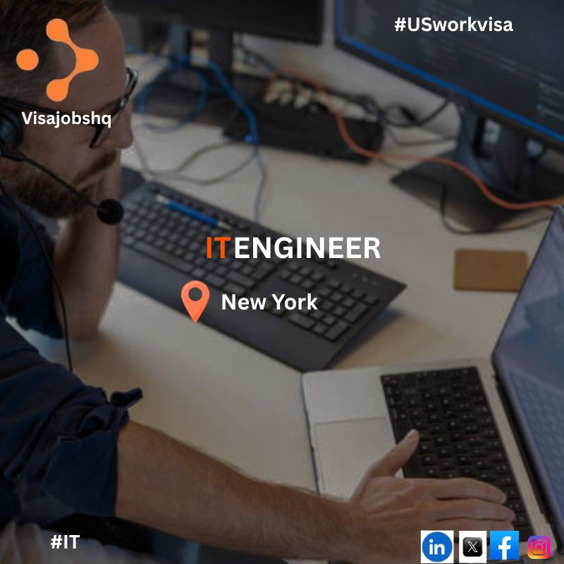 IT Engineer in New York, We sponsor visas for successful candidates