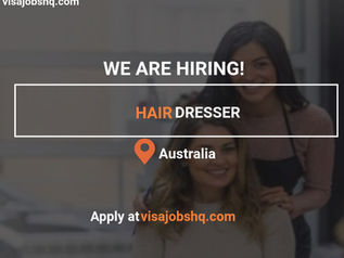 Hairdresser position open in QLD Australia, company is offering 482 visa sponsorship
