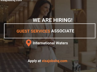 Guest Services Associate at a Top International Hospitality Brand with Global Relocation, Apply Now