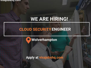 Cloud Security Engineer Opportunity in the UK with Visa Sponsorship Provided | Apply Now