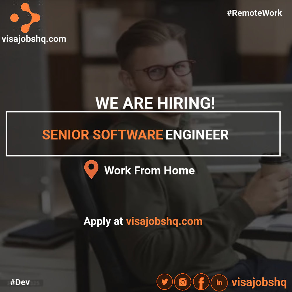URGENTLY HIRING A SENIOR SOFTWARE ENGINEER, THIS IS A 100% REMOTE ...