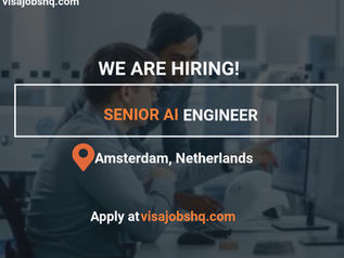 Now Senior AI Engineer  in Amsterdam with visa sponsorship to The Netherlands