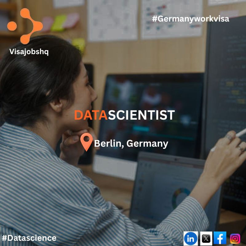 Data Scientist in Berlin with visa sponsorship provided for International Candidates