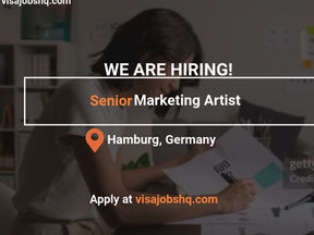 Senior Marketing Artist in Hamburg: Visa Sponsorship & Relocation, Apply Now;