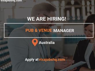 Pub & Venue Managers Wanted – Relocate to Australia with visa sponsorship