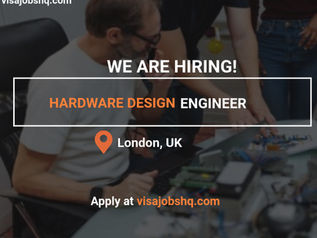 Hardware Design Engineer Needed in England with Full Visa Sponsorship for Qualified Candidates Apply Now