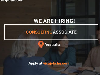 Consulting Associate for Australian Market Based in Hong Kong with Full Visa Sponsorship