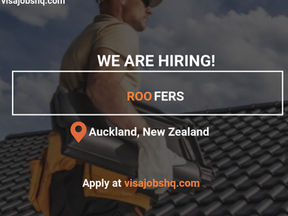 Roofers Needed in Auckland New Zealand with visa sponsorship provided, Apply Now
