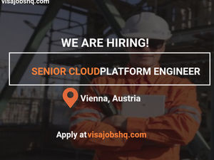 Senior Cloud Platform Engineer needed in Vienna, Austria with visa sponsorship provided