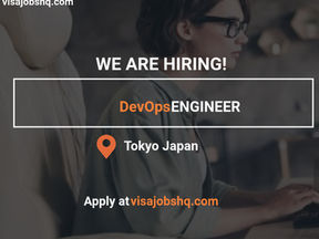 DevOps Engineer (Infrastructure) needed in Tokyo Japan with visa sponsorship, apply now