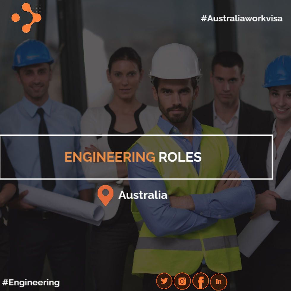 Engineering positions available in Australia for International Candidates, relocate now