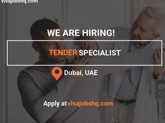 Tender Specialist, must be willing to relocate to Dubai for role, Apply now