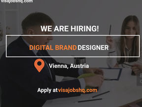 Digital Brand Designer visa sponsorship job in Europe, currently hiring, apply now