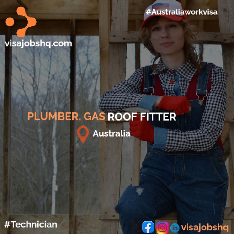 Overseas qualified Plumbers, Gas Fitters and Leak Masters needed in Australia, with visa sponsorship