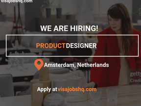 Product Designer, with relocation support to Amsterdam Netherlands