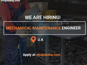Mechanical Maintenance Engineer (FOOD / FMCG ) VISA Sponsorship in the UK, apply now