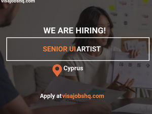 Senior UI Artist Needed in Cyprus, Relocate with visa Sponsorship