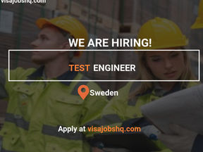 Apply for Test Engineer Ethernet and Diagnostic Systems jobs in Gothenburg with Sweden work visa support