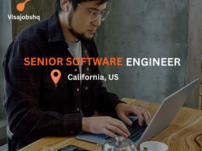 Senior Software Engineer in California US with visa sponsorship