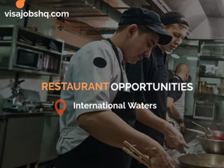 Restaurant roles aboard an International Cruiseship, apply from anywhere