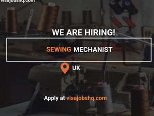 Move to the UK as a Skilled Embroidery Operator or Sewing Machinist Jobs in Northern Ireland