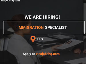 Immigration Specialist needed in San Francisco, visa sponsorship is provided, apply now