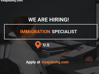 Immigration Specialist needed in San Francisco, visa sponsorship is provided, apply now