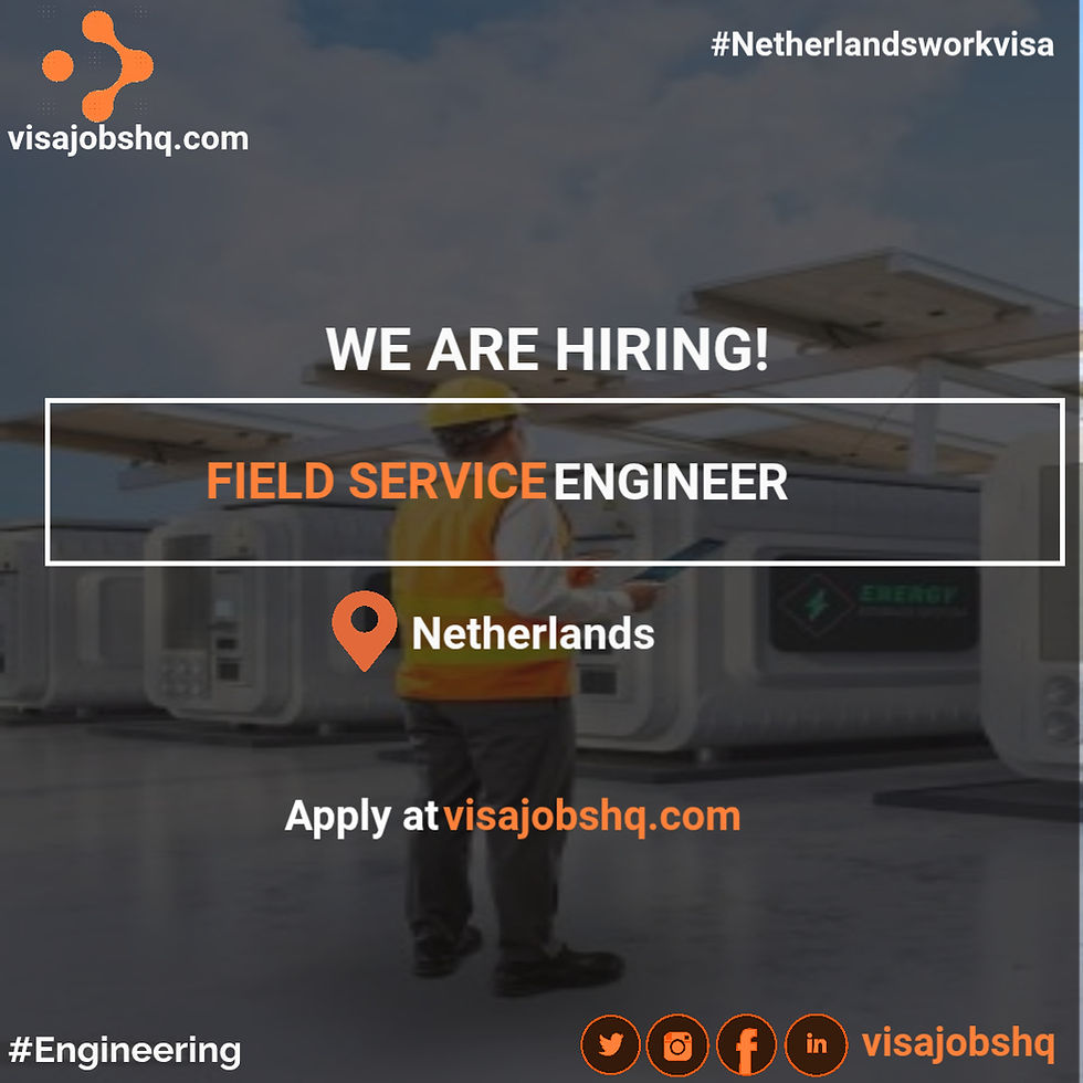 Field Service Engineer Packaging (International) needed in the Netherlands, Apply now