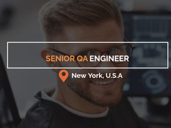 Senior QA Engineer in New York, with visa sponsorship provided, Apply now
