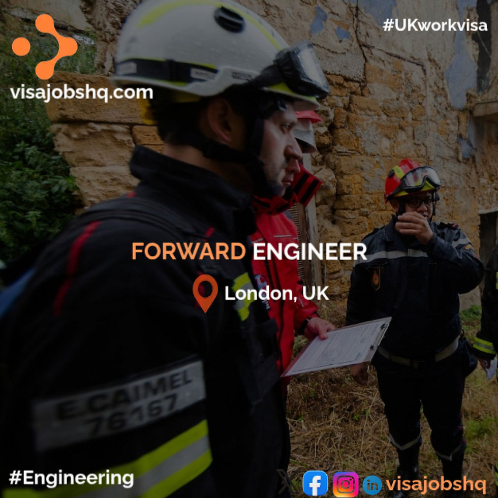 Forward Deployed Engineer in the UK, Work Visa sponsorship included