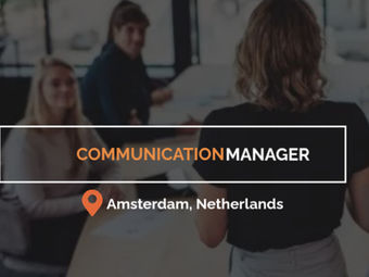 Communications Manager | Maternity Leave Cover (min 1 year), in Berlin Germany, with visa sponsorship