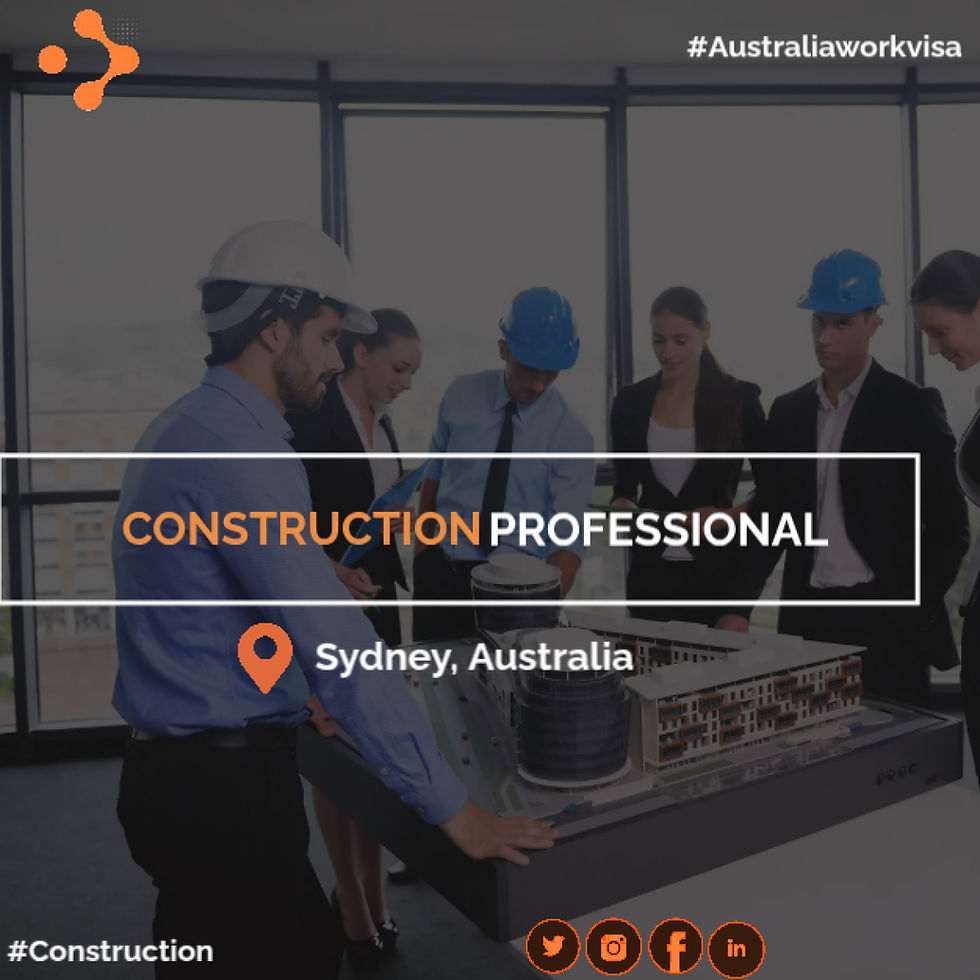 Foreman / Construction Professionals – High-Rise Residential (Relocation to Australia)