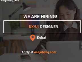 UX/UI Designer, AI-First (Dubai), with visa sponsorship & flight to Dubai, Apply now