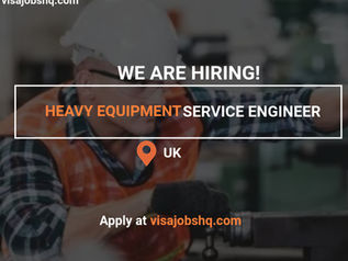 Now Hiring Heavy Equipment Service Engineers and Diesel Fitters for UK Jobs with Skilled Worker Visa Sponsorship Available