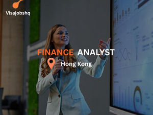 Finance Analyst in Hong Kong, company can sponsor visas for qualified candidates