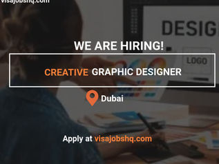Creative Graphic Designer Opportunity Relocate with Dubai Work Visa Sponsorship Apply Now