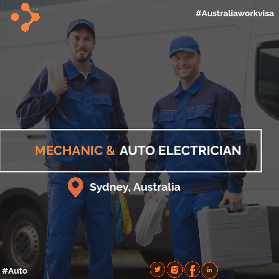 MECHANIC & AUTO ELECTRICAN REQUIRED in the UK - Visa SPONSORSHIP AVAILABLE