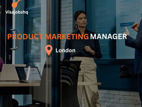 Product Marketing Manager position open in London with company offering visa sponsorship