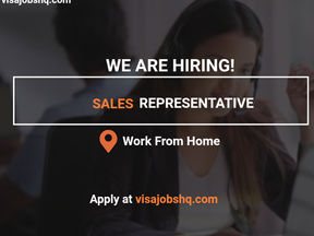 Sales Representative Needed, Fully Remote And Work From Home Position