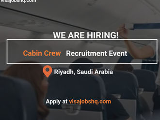 Cabin Crew Recruitment Event in Dubai for International Candidates to Relocate to Saudi Arabia