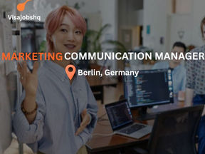 Marketing Communications Manager (B2B) in Berlin with visa sponsorship provided for Germany
