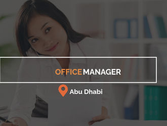 Office Manager in Abu Dhabi, with Visa sponsorship for international candidates