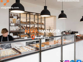 Retail Manager (Bakery & Pastry Café) - Relocate to Australia with visa sponsorship